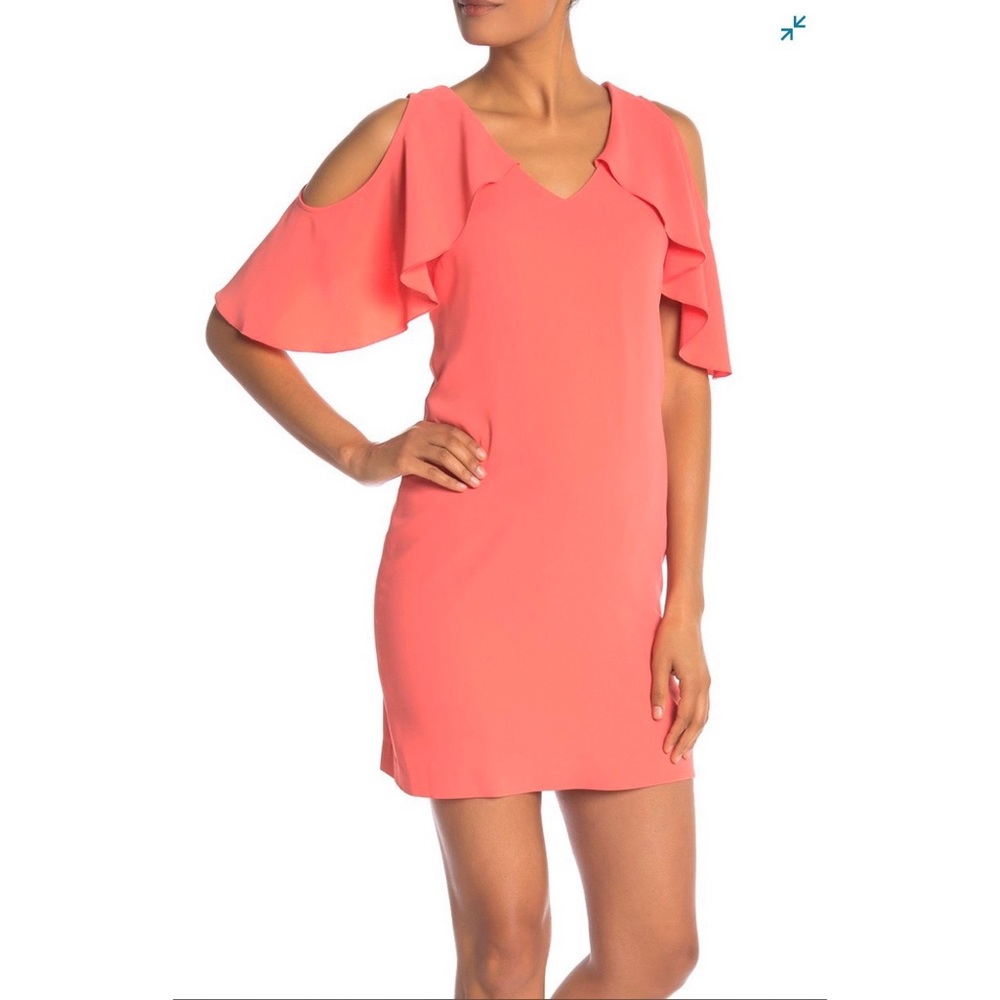 Trina Turk Kaidence Cold Shoulder Sheath Dress